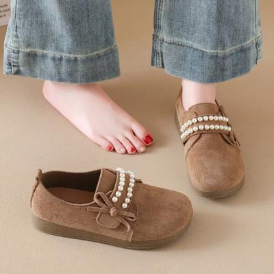 Туфли Birken, лоферы, жемчужные, универсальные, одинарные, обувь кенгуру, женская обувь, для дам