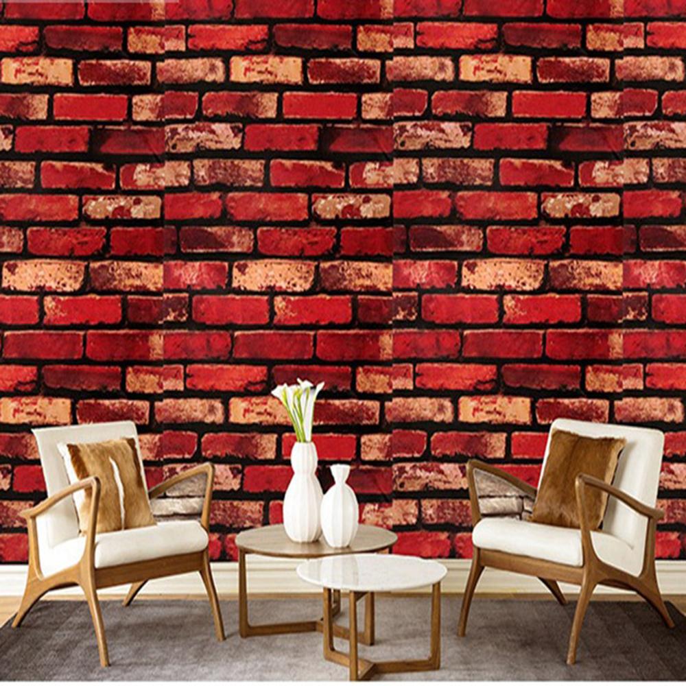 Настенная плитка из ПВХ с узором под кирпич, самоклеящиеся наклейки для университетских общежитий, водонепроницаемые утолщенные моментальные наклейки для спален