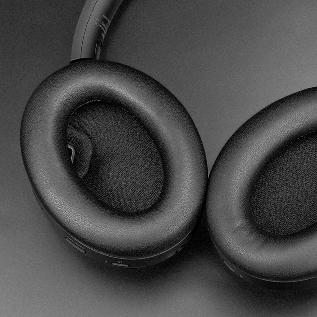 SOULWIT Амбушюры, Подушечки для ушей, Сменные амбушюры для Sony WH-1000XM4 (WH1000XM4) Гарнитура, Амбушюры для наушников, Совместимые амбушюры, Мягкая кожа, Высокой плотности
