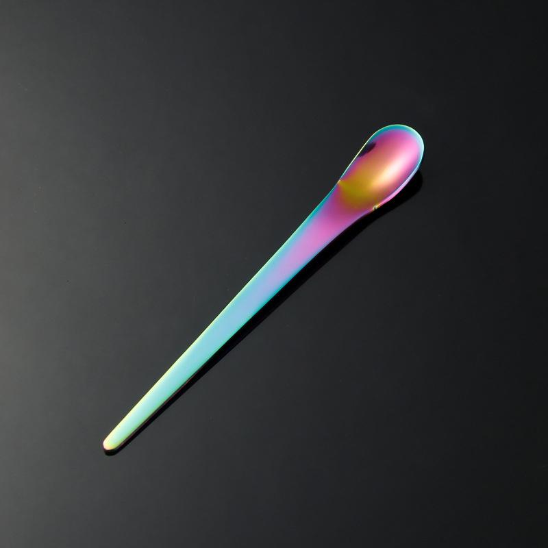 Нержавеющая сталь Длинная ручка Ложка для помешивания Кофе Чай Лед Ложка Барная посуда Кухонный инструмент Приправа Смешение Десертная ложка