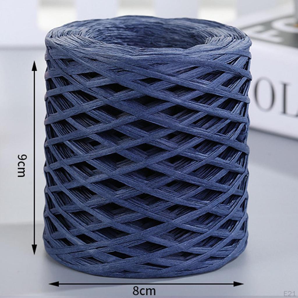 200 м/рулон, бумажная лента из рафии, декор, пригодная для вторичной переработки, прочная для плетения подарочной упаковки на День Святого Валентина