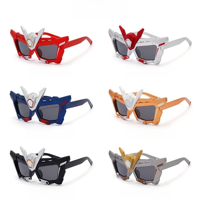 Childrens Cartoon Mecha Warrior Sunglasses With Polarized Uv400 Protection For Outdoor Play And Fashion