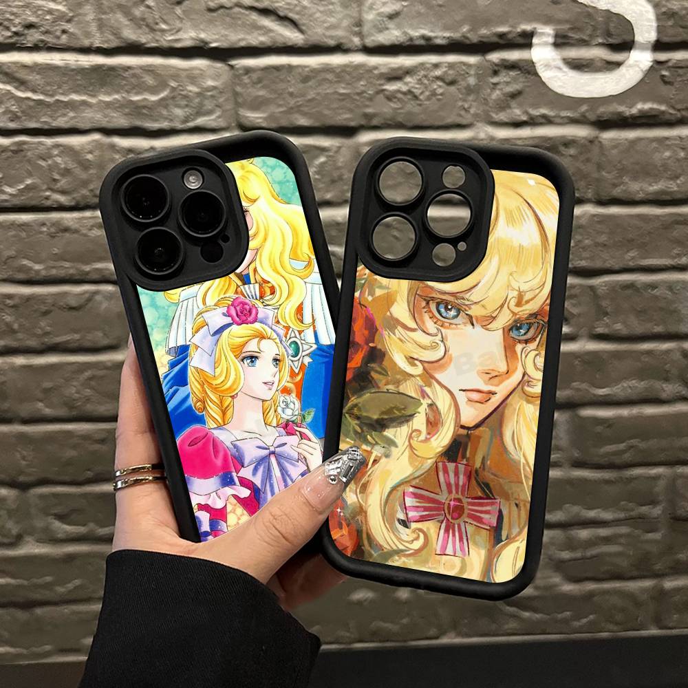 Classic Anime The Rose Of Versailles Phone Case For IPhone 17 16 15 14 13 12 11 Pro Max Mini Plus Soft TPU Back Cover