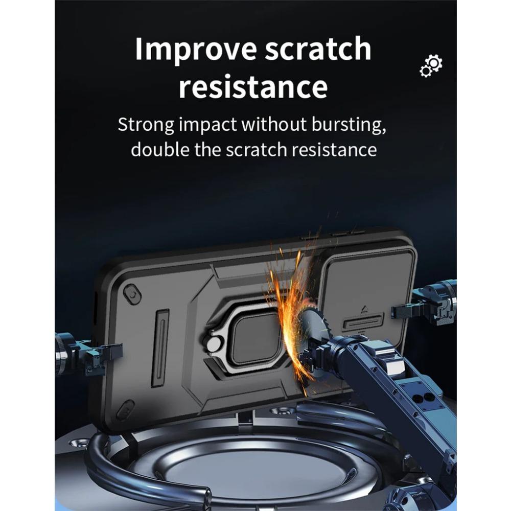 Armor Shockproof Case for Honor 200 Lite Protective Cover for Honor 200 Pro Ring Magnetic Holder Business Full Protection Cover