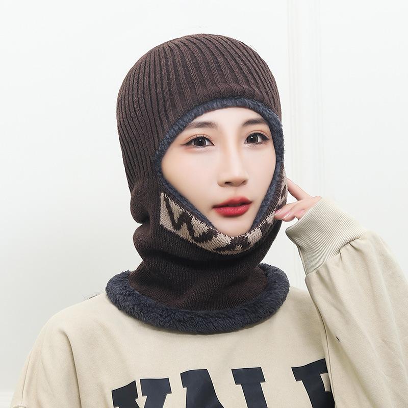 Winter Cap Ski Masks Warm Knitted Balaclava for Men Women Windproof Hat for Outdoor Sports