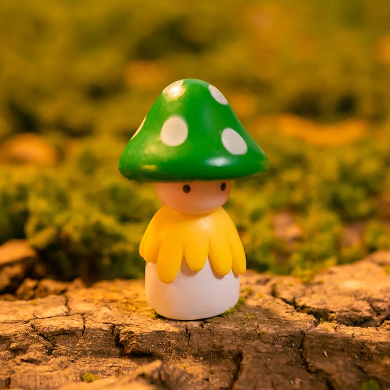Micro Landscape Baubles Mushroom Doll Cake Fleshy Decorations Student Handmade Accessories Plastic Crafts