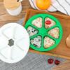 Creative Six In One DIY Sushi Triangle Rice Ball Mold Box Bento Making Tool Heart-Shaped Decorative Convenient
