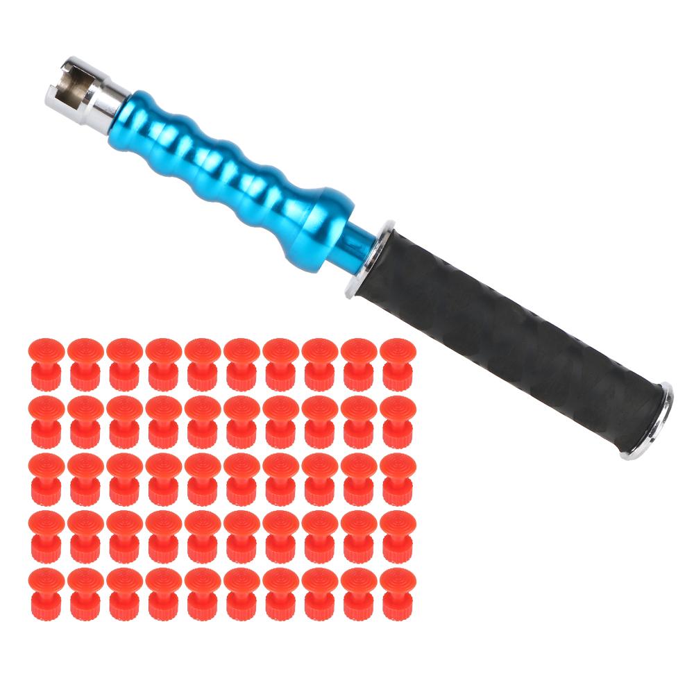 Для удаления вмятин от града с автомобиля Набор инструментов для ремонта вмятин кузова автомобиля Молоток для вытягивания Втягивающий молоток с 50 присосками