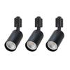 Chiko Electric Spotlight, E11 Base, for Duct Rail, Black  Adjustable Angle  Scandinavian Style  Bulb Sold Separately (Set of 3)