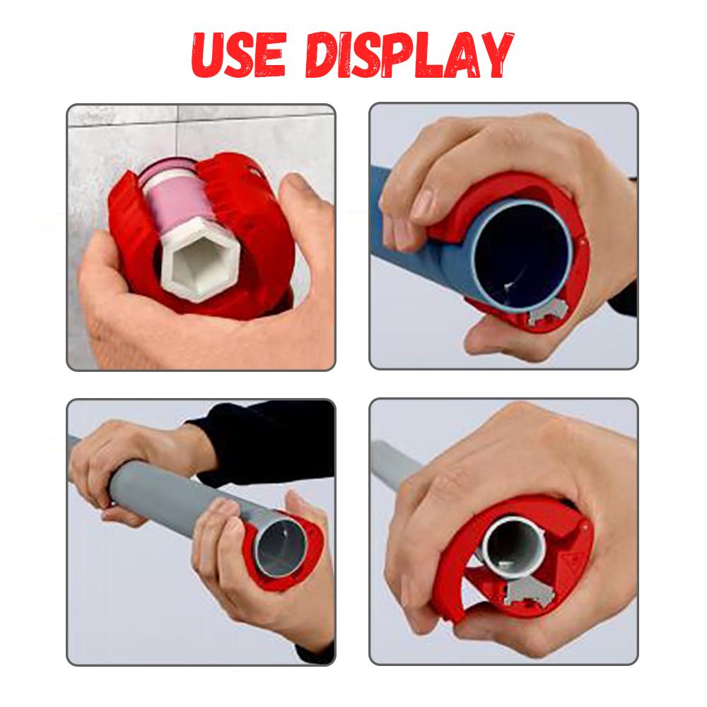 Portable Pipe Cutter Plastic Blades for Plastic 20-50mm Pipe Wire Cable Cutter Household PVC/PU/PP/PE Tube Cable Cutting Tools