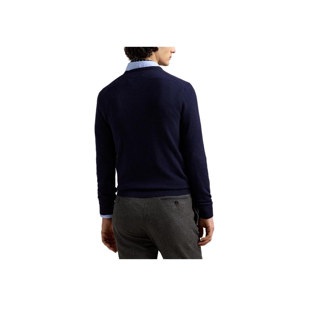 Polo Ralph Lauren Embroidered Crew Neck Long Sleeve Sweater Men Sweater 710974148-001