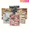 15/20 шт. 3D пенопластовый кирпич мягкие обои настенные наклейки настенные панели самоклеящиеся виниловые водонепроницаемые устойчивые к плесени комнаты дома гостиной ванной комнаты кухни