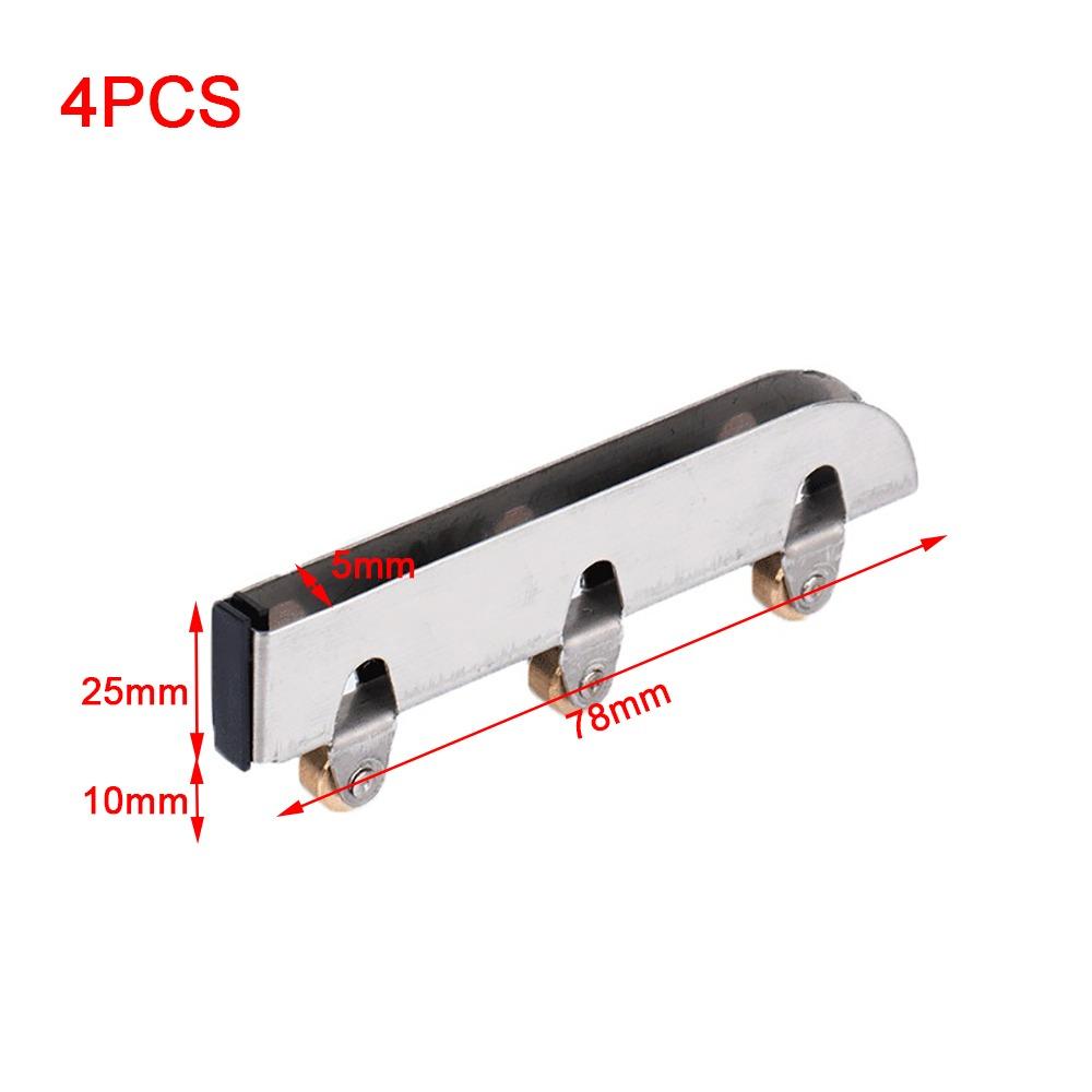 Роликовые оконные блоки из нержавеющей стали, ролики для раздвижных стеклянных дверей, ролики для стеклянных дверей, безрамные