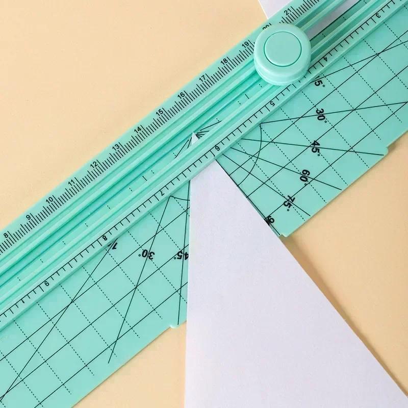 Гильотинный резак для бумаги формата А4 с выдвижной линейкой для фототриммеров, легкий коврик для резки скрапбукинга