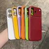 Роскошный мягкий силиконовый чехол для телефона с текстурой личи для iPhone17 Air 13 14 15 16 Pro Max, бампер, задняя крышка