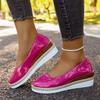 Модные женские кроссовки Модные туфли с острым носком для офиса Женские весенне-летние клинья Женские туфли для вечеринок Уличные кроссовки больших размеров Женские