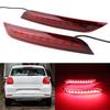 2pcs Rear Bumper Light Brake Light for Volkswagen Vw Polo 2014-2018 Car Flashing Multi-function Reflector Lamp Rear Fog Lamp