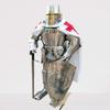 Medieval Full Suit of Armor Chrome Finish Steel Templar Knight Suit of Body Armor Wearable Costume Armour Collectibles Medieval 200cm