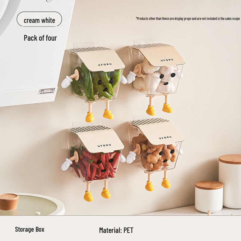 Водонепроницаемая подвесная корзина Uforu с крышкой для хранения лука, имбиря и чеснока без сверления