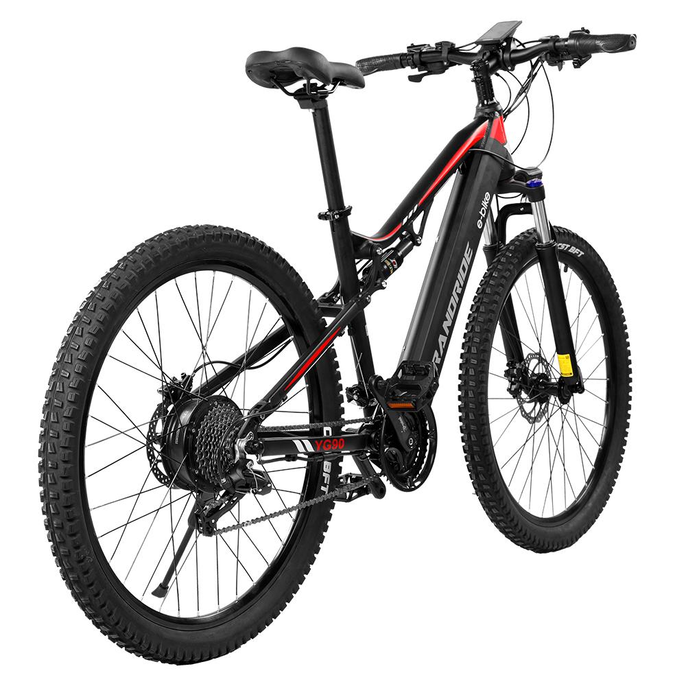 Randride YG90B-29 500W Electric Bike: 29 Inch MTB, 48V17A Battery, 80KM Range, Shimano 21-Speed Gears for Commuting & Trail Riding