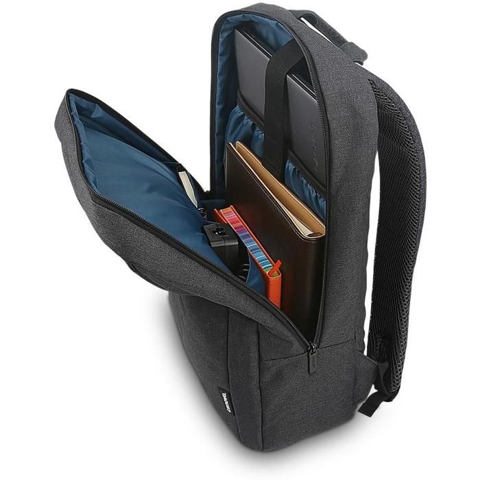 Sac à dos Lenovo Casual B210 - Imperméable - 15.6" - Noir charbon - Sangle réglable - Dos rembourré