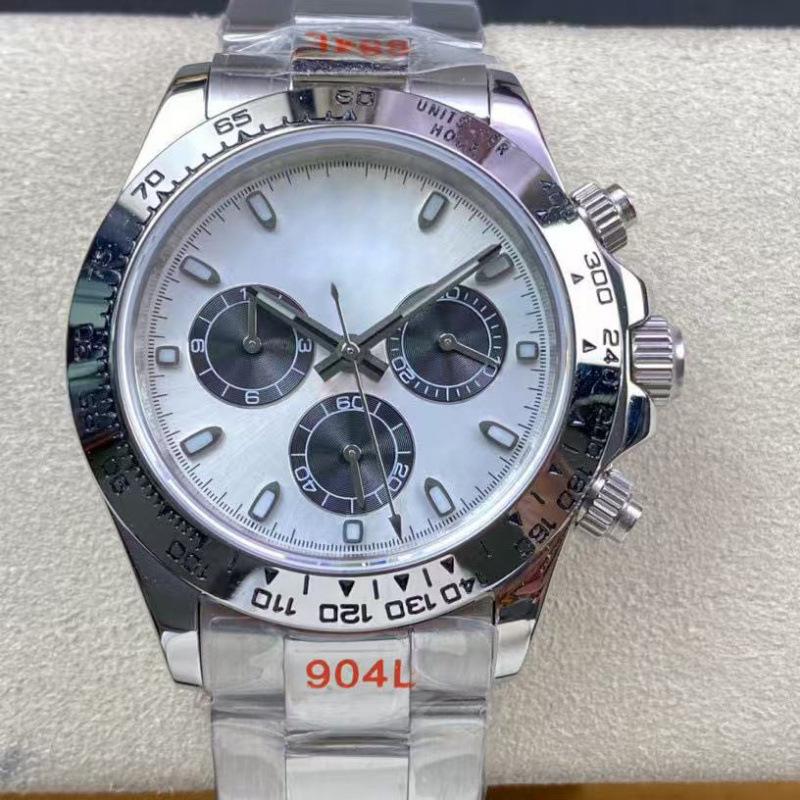 Мужские автоматические часы Laoji Ditona Panda 40 мм с бриллиантами, многофункциональные