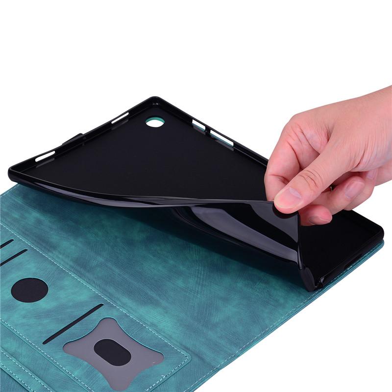 Чехол для планшета Xiaoxin Pad Pro 12 7, чехол с 3D-тиснением, чехол-кошелек с цветком и кошкой для Lenovo 12 7, чехол Xiaoxin New Pad Pro 12.7, чехол-коке, Funda