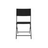 Комплект Стол + 2 стула Home ESPRIT Black Steel синтетический ротанг 58 x 58 x 71,5 см