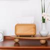 Ins Style Imitation Wood Grain Tissue Box Napkin Paper Case  Living Room Decoration