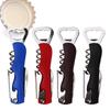 Stainless Steel Manual Bar Beer Bottle Opener Champagne Wine Stopper Corkscrew Portable Bartender Soda Cap Remover Accessories