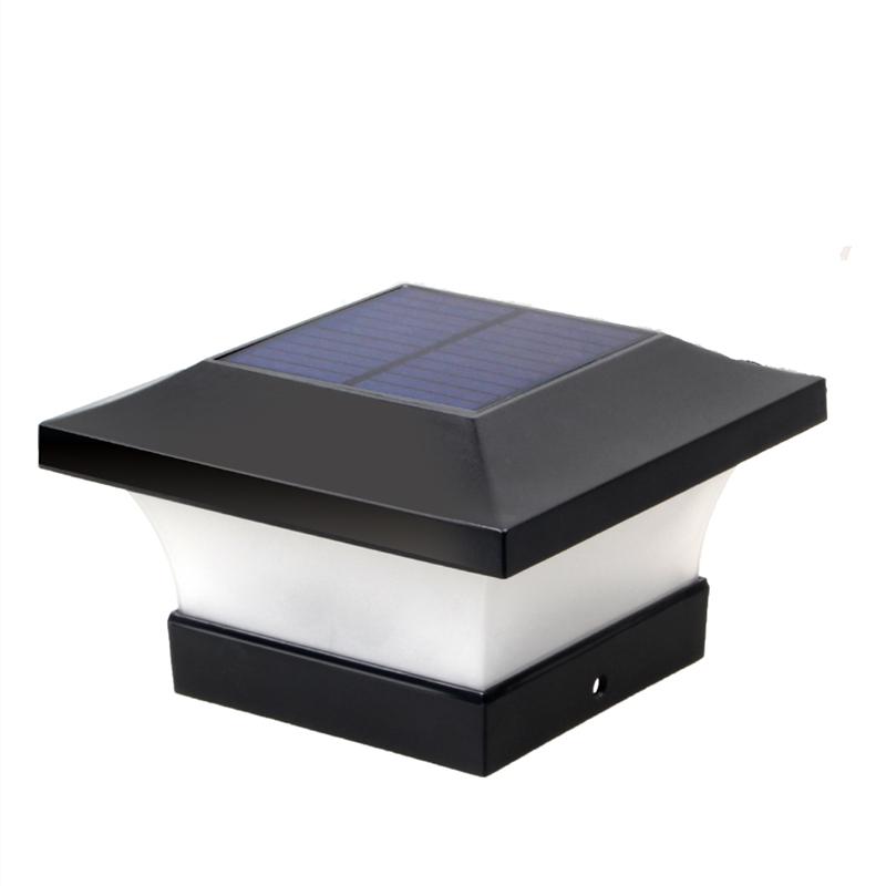 Solar Powered Fence Light IP65 Outdoor White Warm Security Lamp for Garden Decoration Gate Fence Wall Courtyard Cottage Lamp