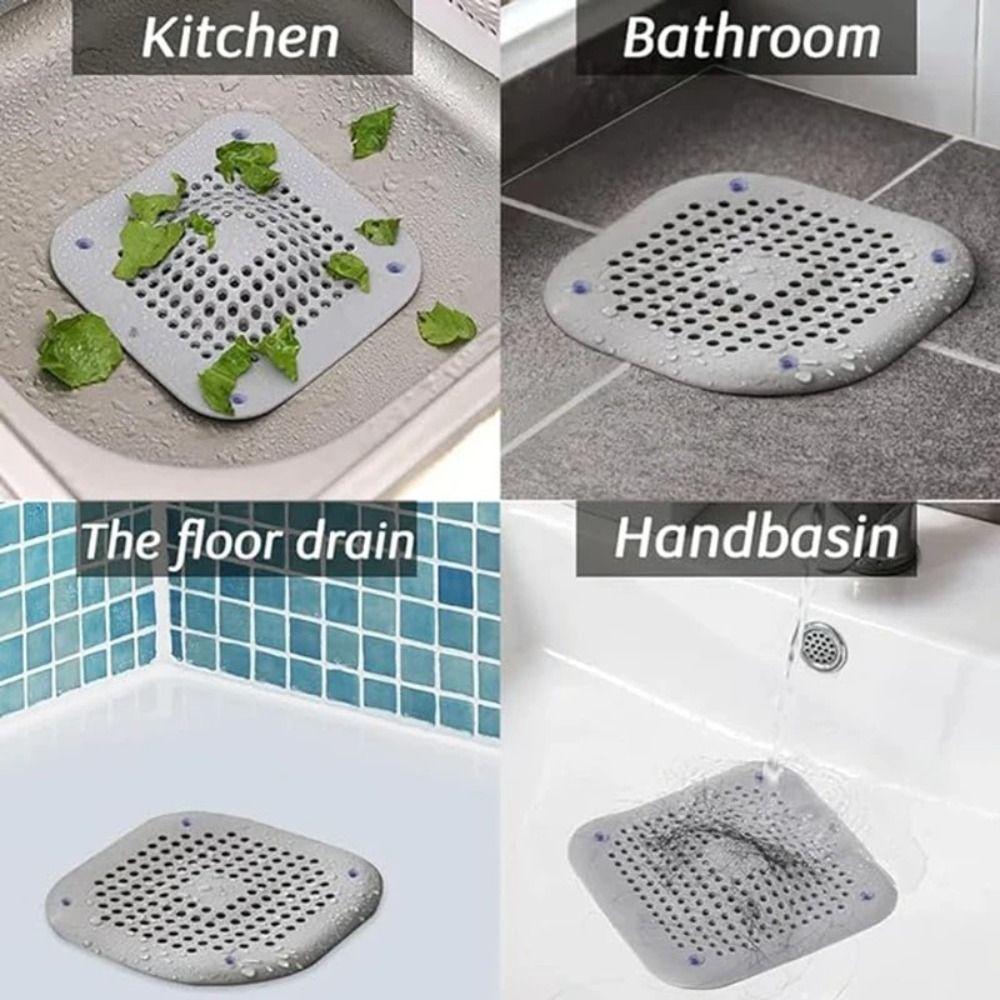 Silicone Hair Filter Bathtub Drain Strainers Floor Drain Filter New Shower Drain Strainer