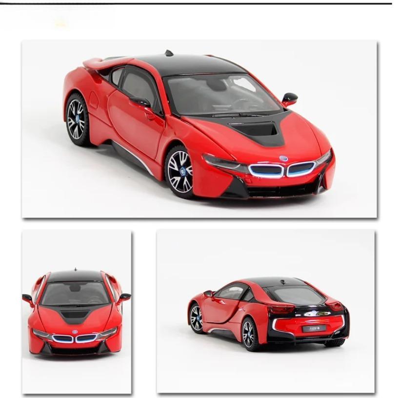 1/24 BMW I8 Supercar New Enegry Vehicle Alloy Car Diecasts & Toy Vehicles Car Model Miniature Scale Model Car for Children
