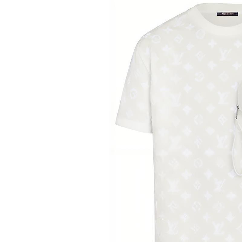 Louis Vuitton Б/у футболка с тисненым монограммой 1A7QDK