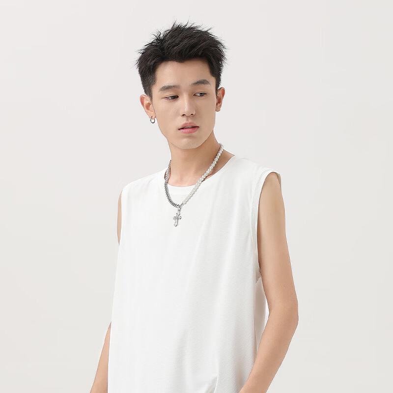 Jeep Мужская летняя дышащая спортивная майка из ледяного шелка 2026