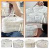 Women Travel Cosmetic Bag Large Capacity Quilted Cosmetic Organizer Bag Aesthetic Cosmetic Holder Bag Soft for Outdoor Travel