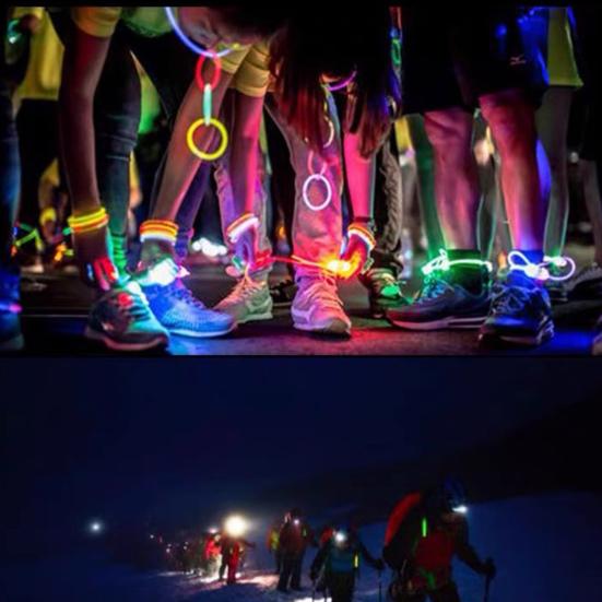 1 комплект светящихся декоративных палочек, трансформируемые носимые захватывающие аксессуары для светящихся ночных забавных палочек, игрушек