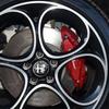 OUVKF1 4Pcs For Alfa Romeo Giulietta 147 Giulia Spider GT MiTo Stelvio 159 TZ3 Car Wheel Center Hub Caps Sticker Badge Tire Rim Covers