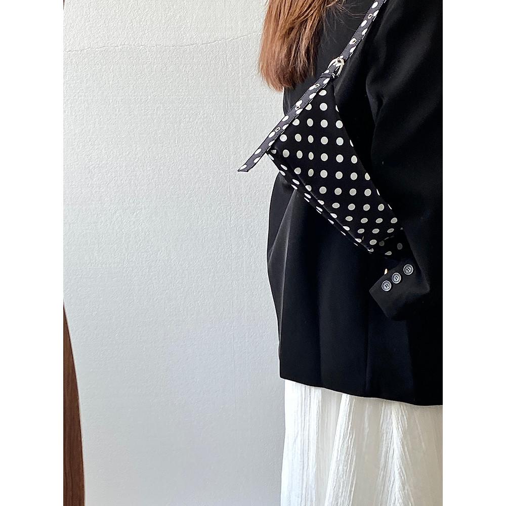 IELGY Ladies Shoulder Bag Polka Dot Lightweight Casual Lazy Feel All-Match Can Cross-Body