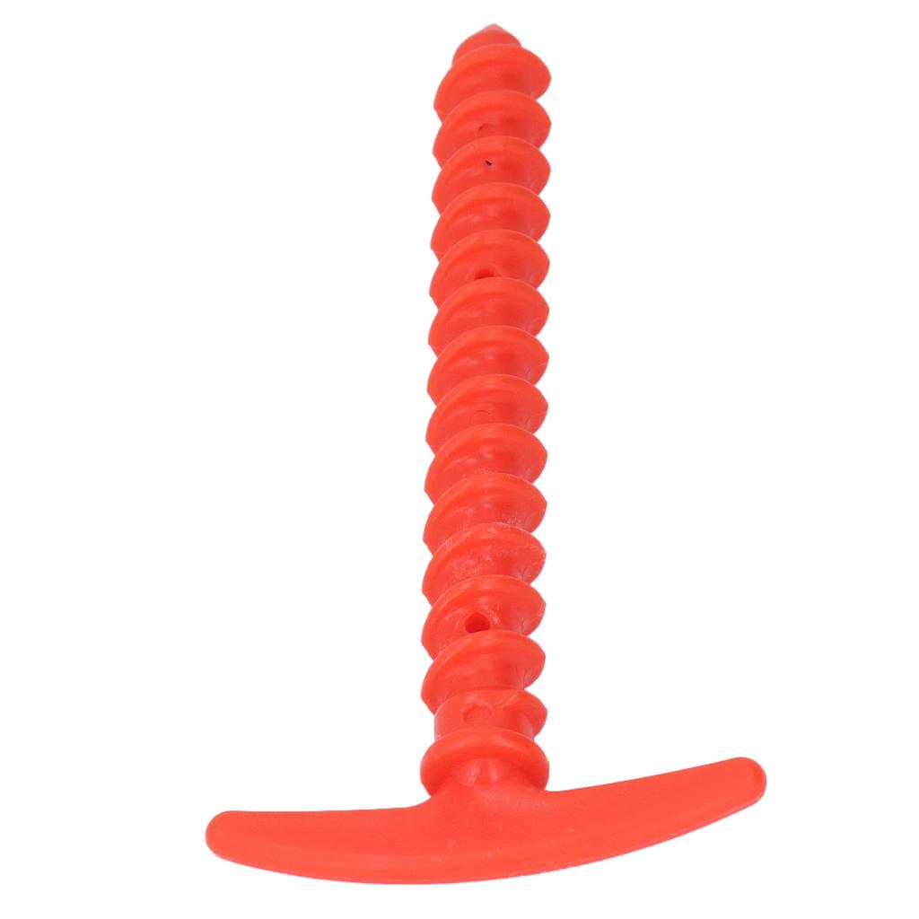 10 шт. Пластиковые колышки для палатки 5,7 дюйма Т-образной формы спиральные грунтовые колья анкеры колышки для брезентов навесов кемпинга пеших походов