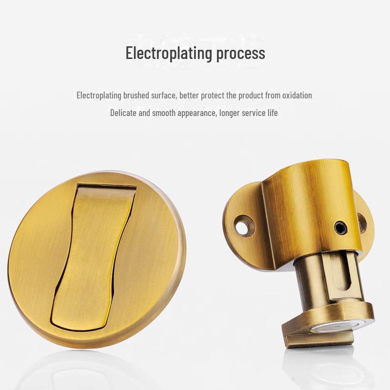 Магнитный напольный дверной упор: Без ударов, с защитой от столкновений, бесшумный, невидимый, настенное крепление.