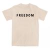 Freedom Charlie Kirk T-shirt Cotton Loose Casual Female/Male Tshirts Unisex Streetwear America American Fashion Women T Shirts