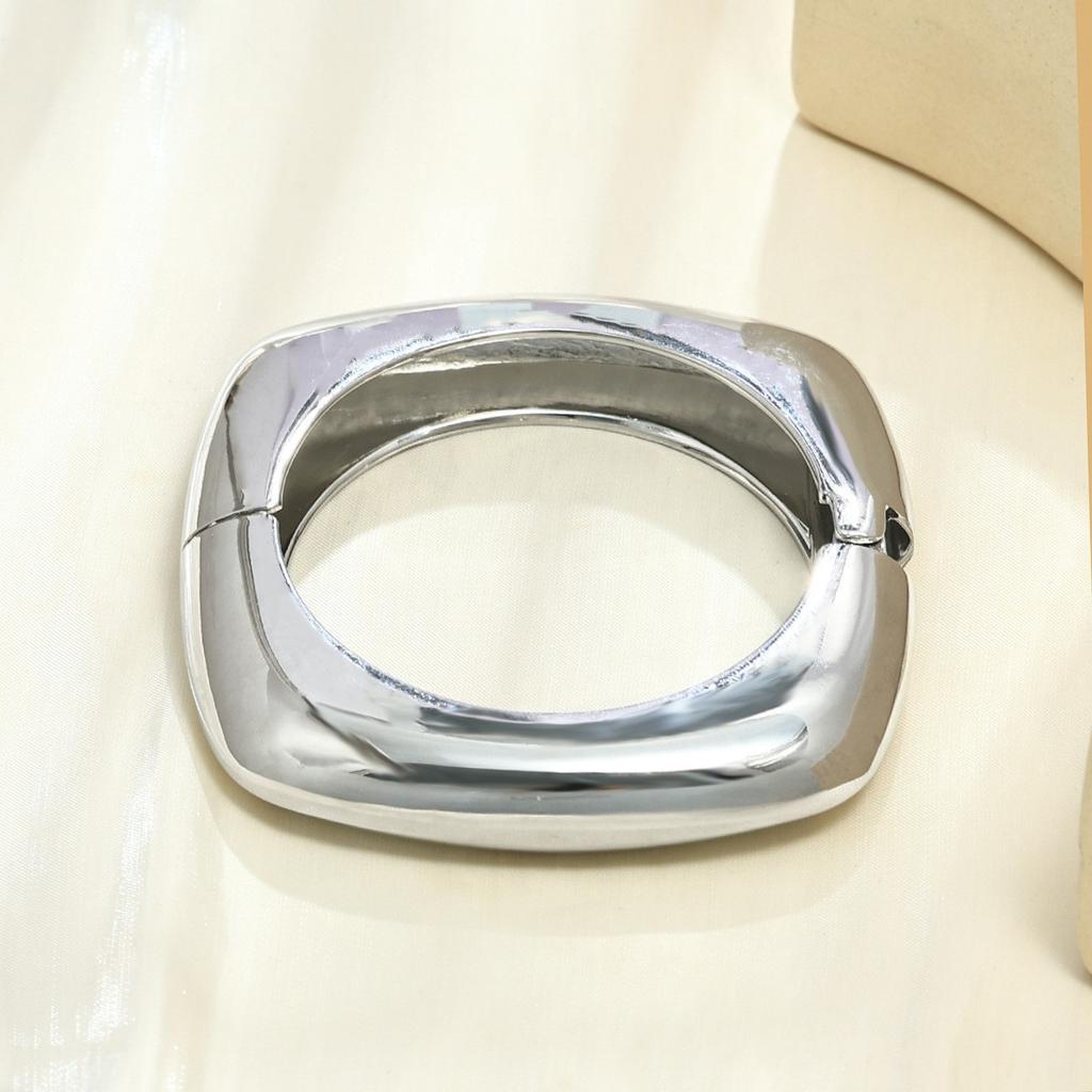 Браслет INS Минималистичный Неправильная Волна Ювелирные Изделия Металлический Глянцевый Браслет Женские Ювелирные Изделия