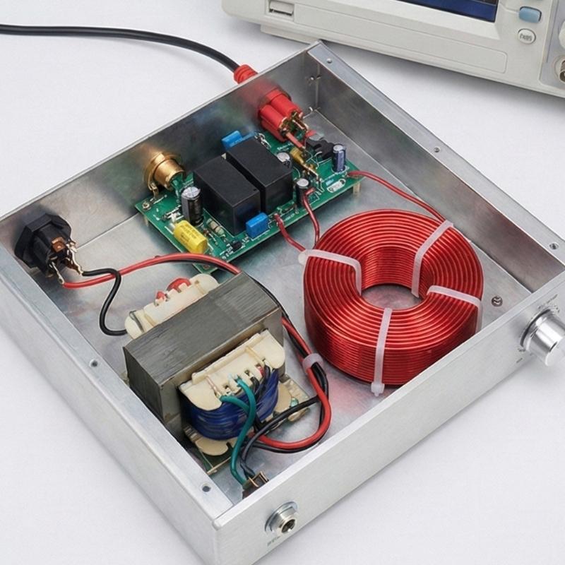 Precise Calibrated 1.0mm Air Cored Copper Inductor for Auditory Crossover Systems with ±5% Inductance Error Control