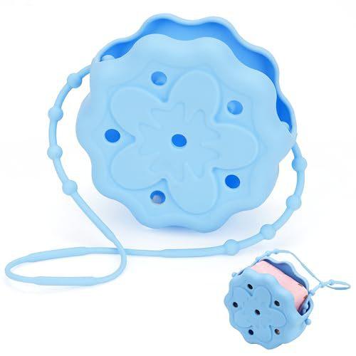 Silicone Shower Steamers Tray, Hanging Durable Aromatherapy Diffuser for Shower Steam, Bathroom Accessory for Self-Care