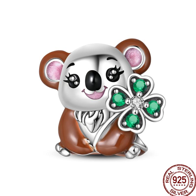 Весенняя коллекция бабочек Медный подсолнух Медведь Бабочка Цветные бусины Подходит для оригинального браслета 3 мм