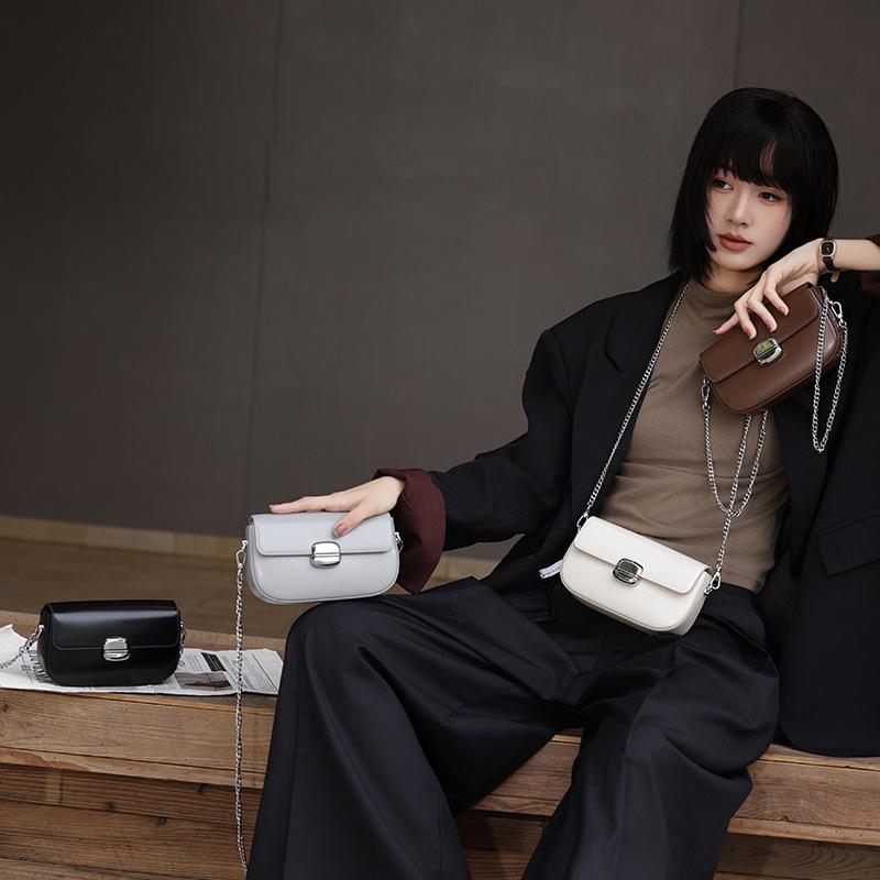 Новая популярная универсальная кожаная женская сумка через плечо женская сумка через плечо с цепочкой