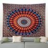 Геометрический богемный мандала цветок гобелен современная мода для дома гостиная общежитие украшение настенный коврик для пикника гобелен