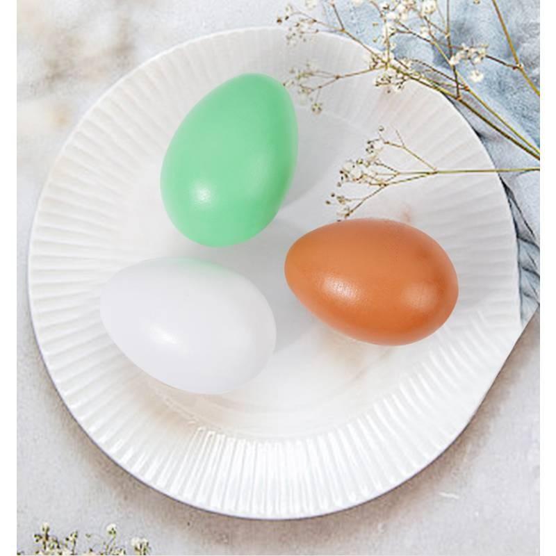 Деревянное Имитационное Яйцо Игрушка Сделай Сам Твердые Яйца для Рисования Украшение Ранний Подарок Образование