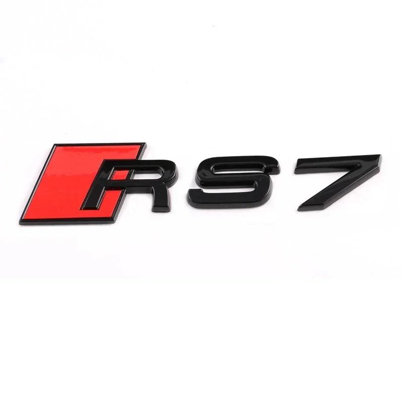 For Audi Embelm Sticker S3 S4 S5 S6 rs3 rs4 rs5 TTS SQ5 SQ7 ABS Automobile Fender Luggage Modification Badge Sticker Auto Parts